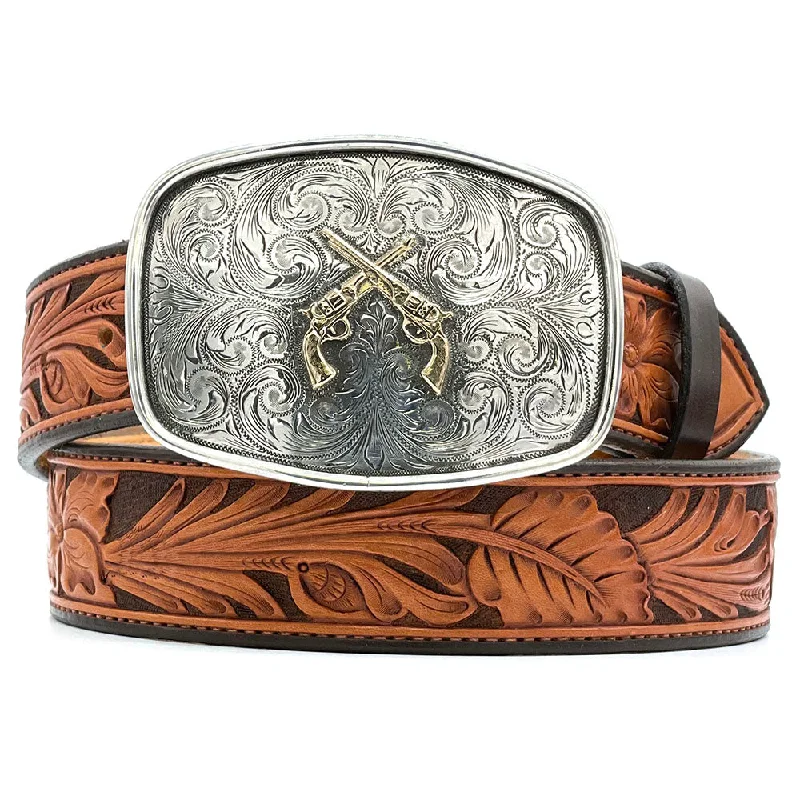 Sunset Trails Colt Pistol One Piece Buckle 1.5