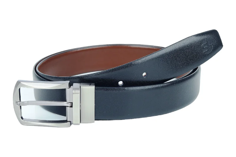 Mens Premium Reversible leather Formal Belt 57403