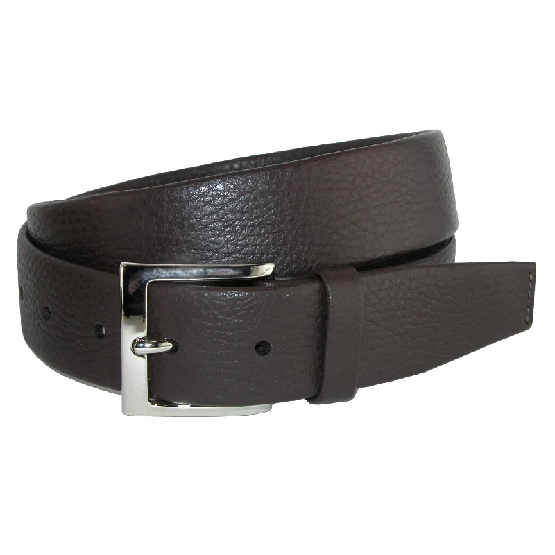 Parma Buttercalf Grain Tubular Leather Dress Belt